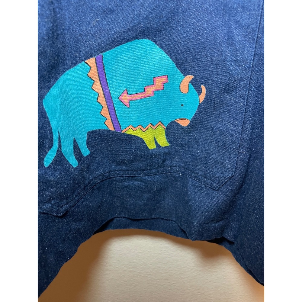 Vintage Art to Wear Kokopelli Native Inspired Eclectic Overshirt Statement Piece - Picture 4 of 14